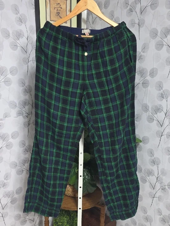 J. Crew Black Watch Plaid Pajama Set - Size XS - Picture 6 of 10